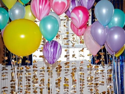 Gender Reveal mit Ballons